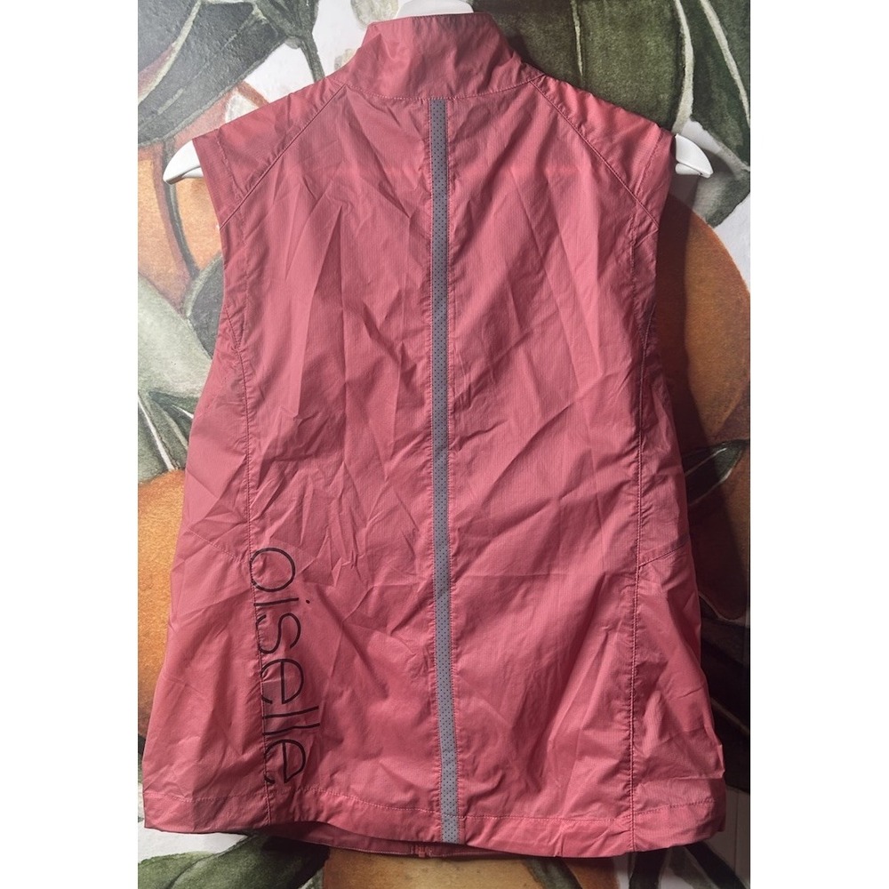 Oiselle Women's Running Reflective  Vest Size Medium Full Zip Pertex Quantum - Picture 5 of 5